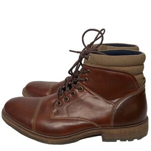 Miralto Men’s Brown Lace-Up Casual Ankle Boots; Like New Size 11D.